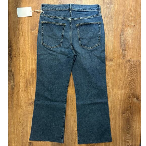 NWT Etica Anya High Waist Crop Modern Flare Leg Jeans In Northport Size 30 - Picture 7 of 7